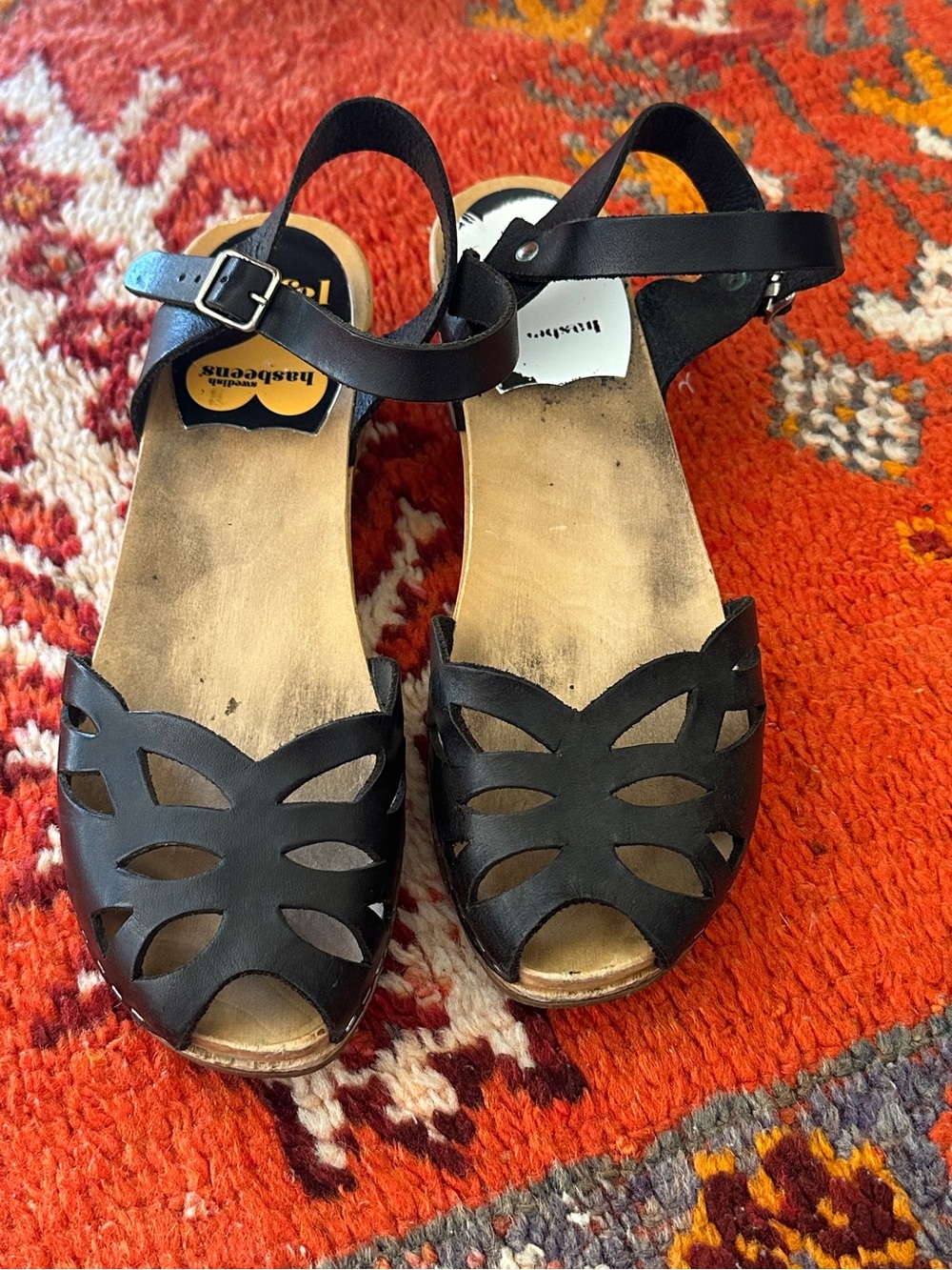 Swedish Hasbeens Toffel Sandals - EU37